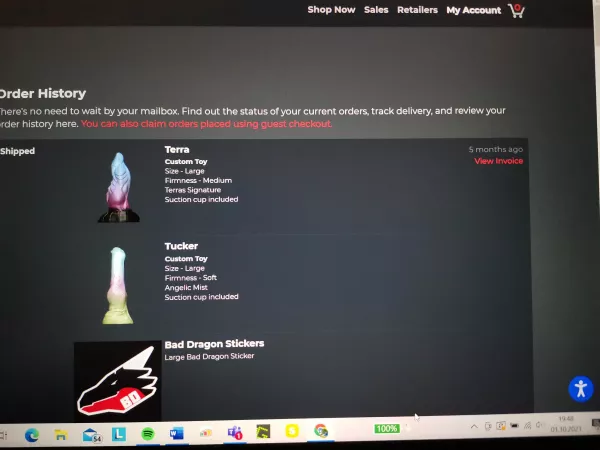 Not bought a Dick in 5 months. Think im ordering XL Nox or Large Nova this time by naughtyfurry