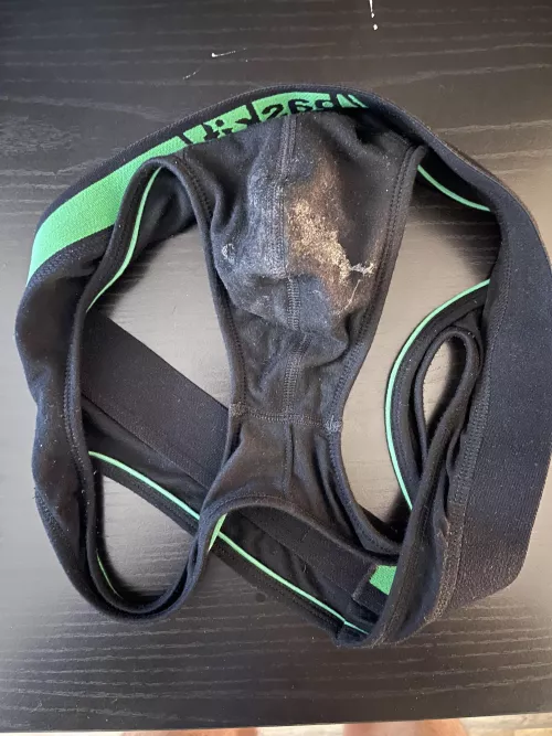 Not cumming for a week + wearing a jock = massive leaking all day by EcstaticOptimism