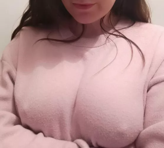 Not even my thick jumper can contain them by Bear_Buns