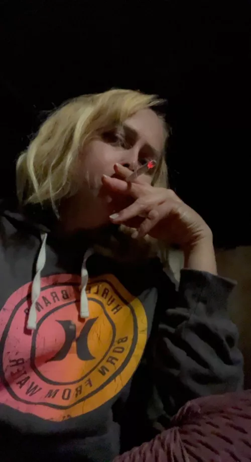 Not feeling good, still had to smoke. by tonyahi