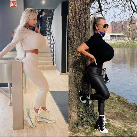 Not natural growth, but Mary Madison just got 3700cc expanders put in. We’ll see how far she goes. by woofcatbutterfly