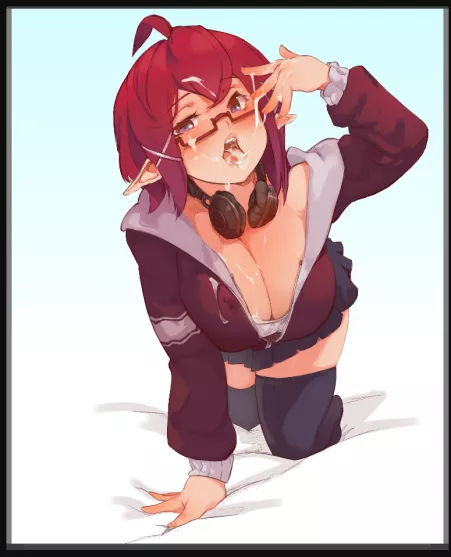 Not on her glasses! by OwO_Notices