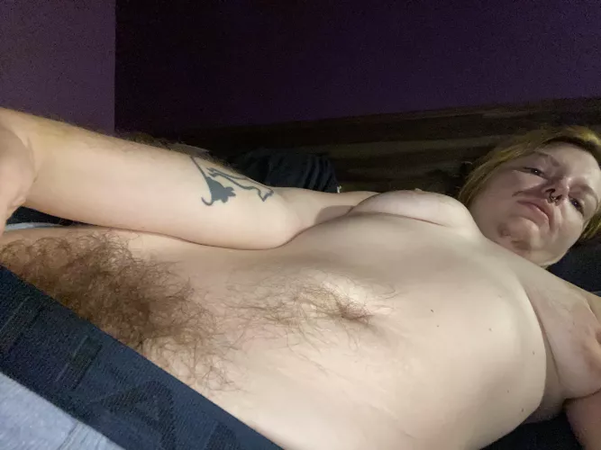 Not only will my bush have you feeling inferior, I’ll show it off when I steal your boxers too 😝 by Azalea66