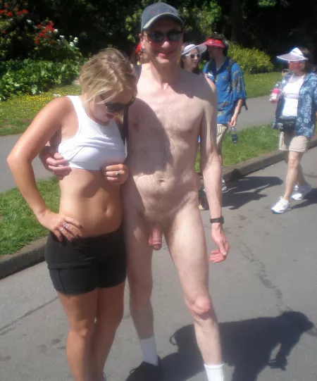 Not shy about taking a look (x-post r/TrueCFNM) by daverobertsSPH