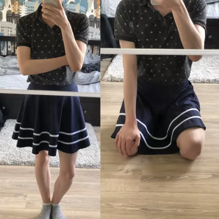 Not the best outfit but this skirt makes me feel so feminine :3 >< by Femmkat