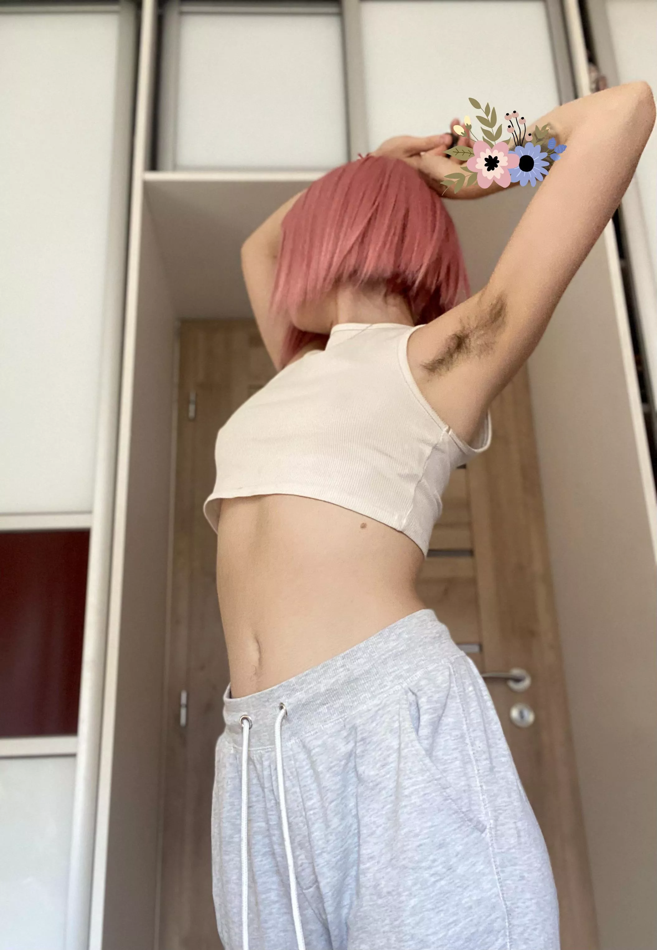 Not the most erotic outfit but how’s my pits game? 😛 posted by SoggyParty