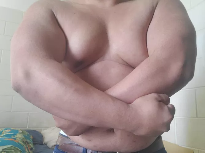 Not the most fit guy, but at least I got these so-so guns by dakinegrindz