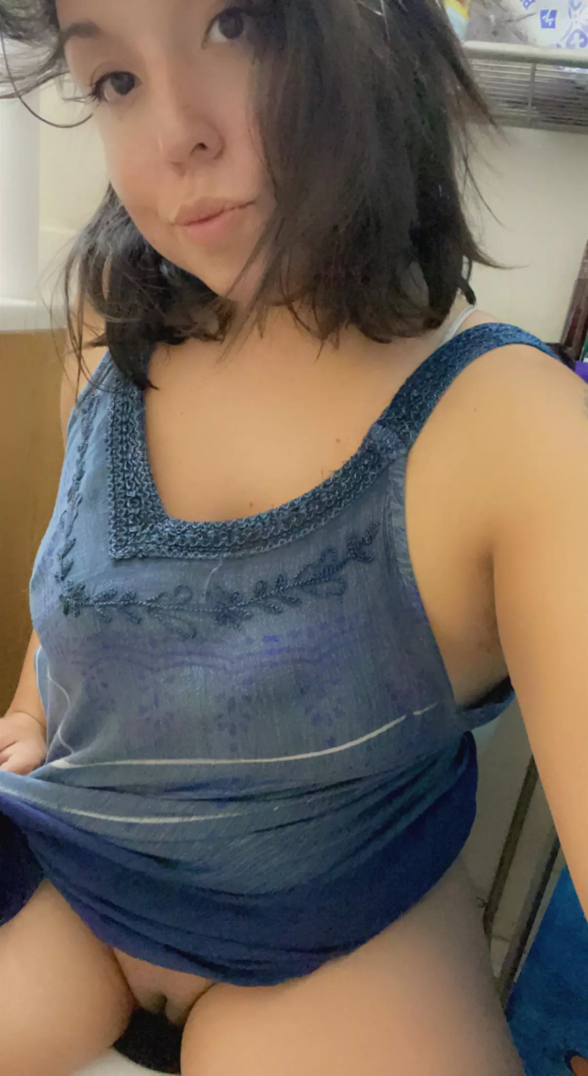 Not the typical bathroom selfie posted by lullabyinthedark