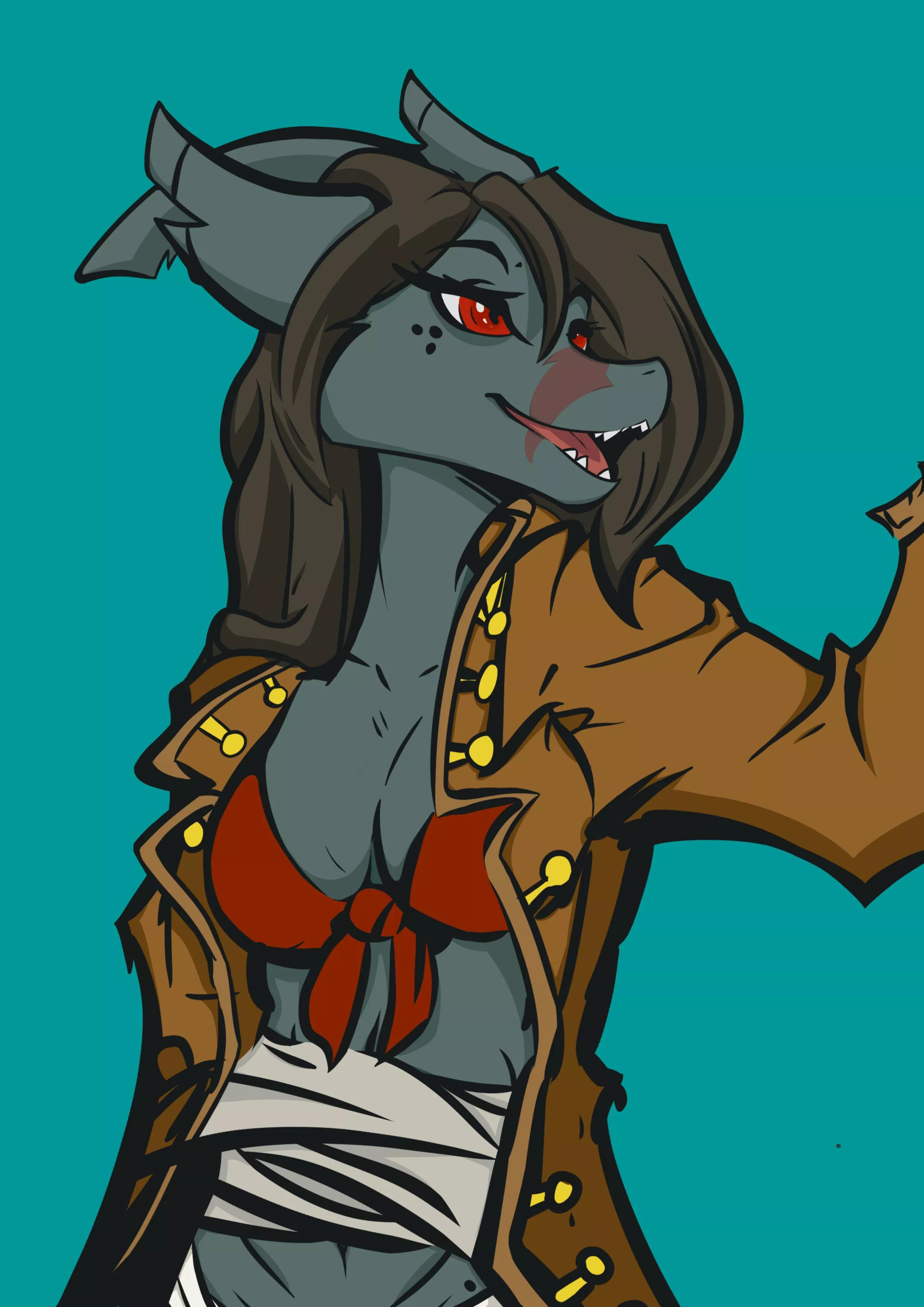 Not too nsfw but sexy dragonborn swashbuckler by me posted by cillacowz