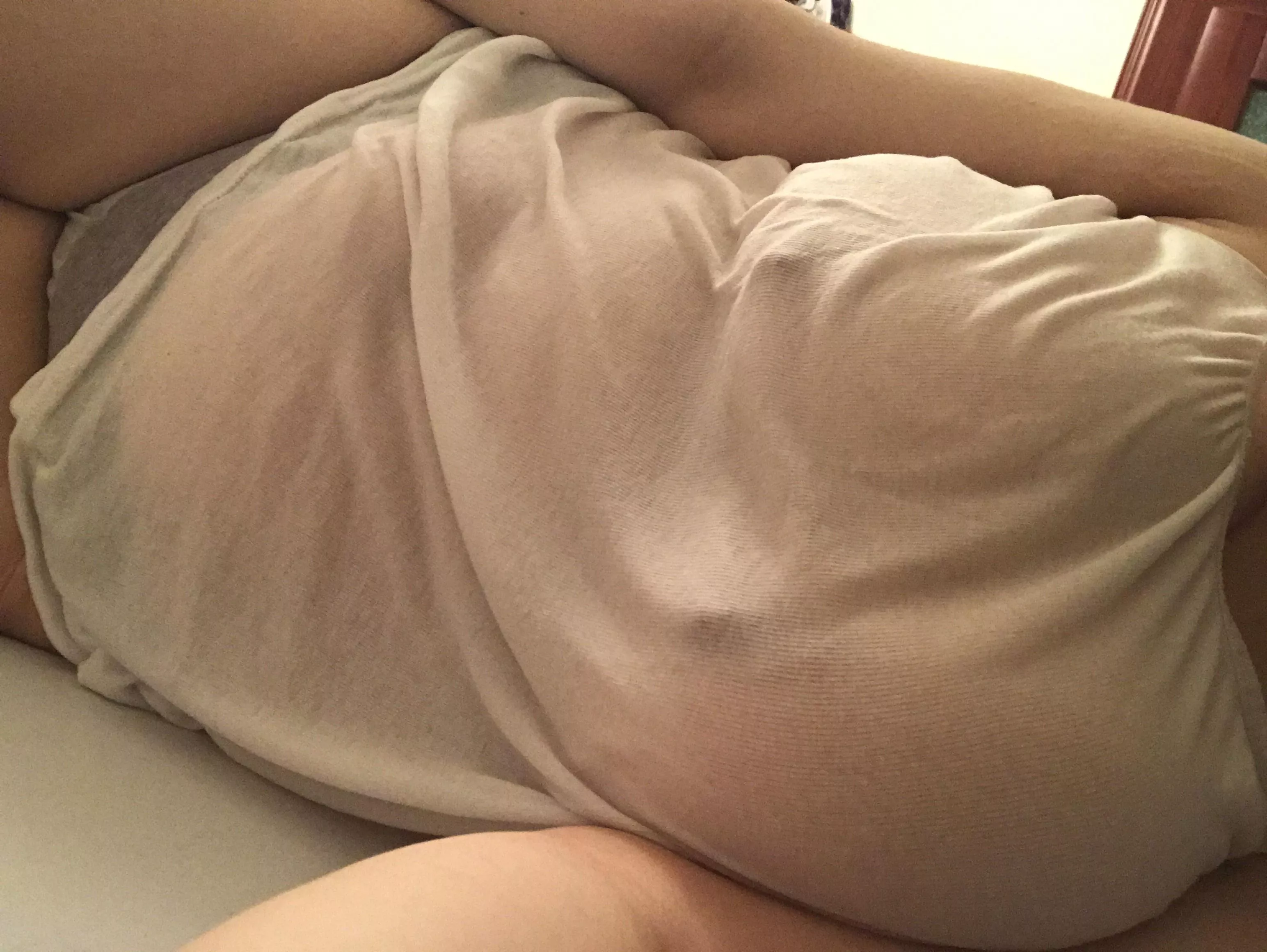 not too sheer but you can definitely see through it ☺️ posted by userkx