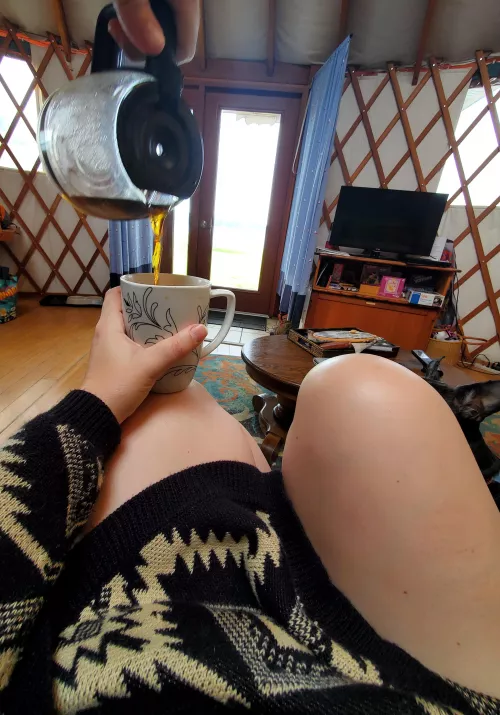 Not too wild today, but I promise I'm not wearing pants. Happy turkey day, y'all. by aligpnw