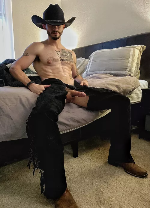 Not very scary, but I could go grab my whip 😏 Happy Halloween by cowboy171