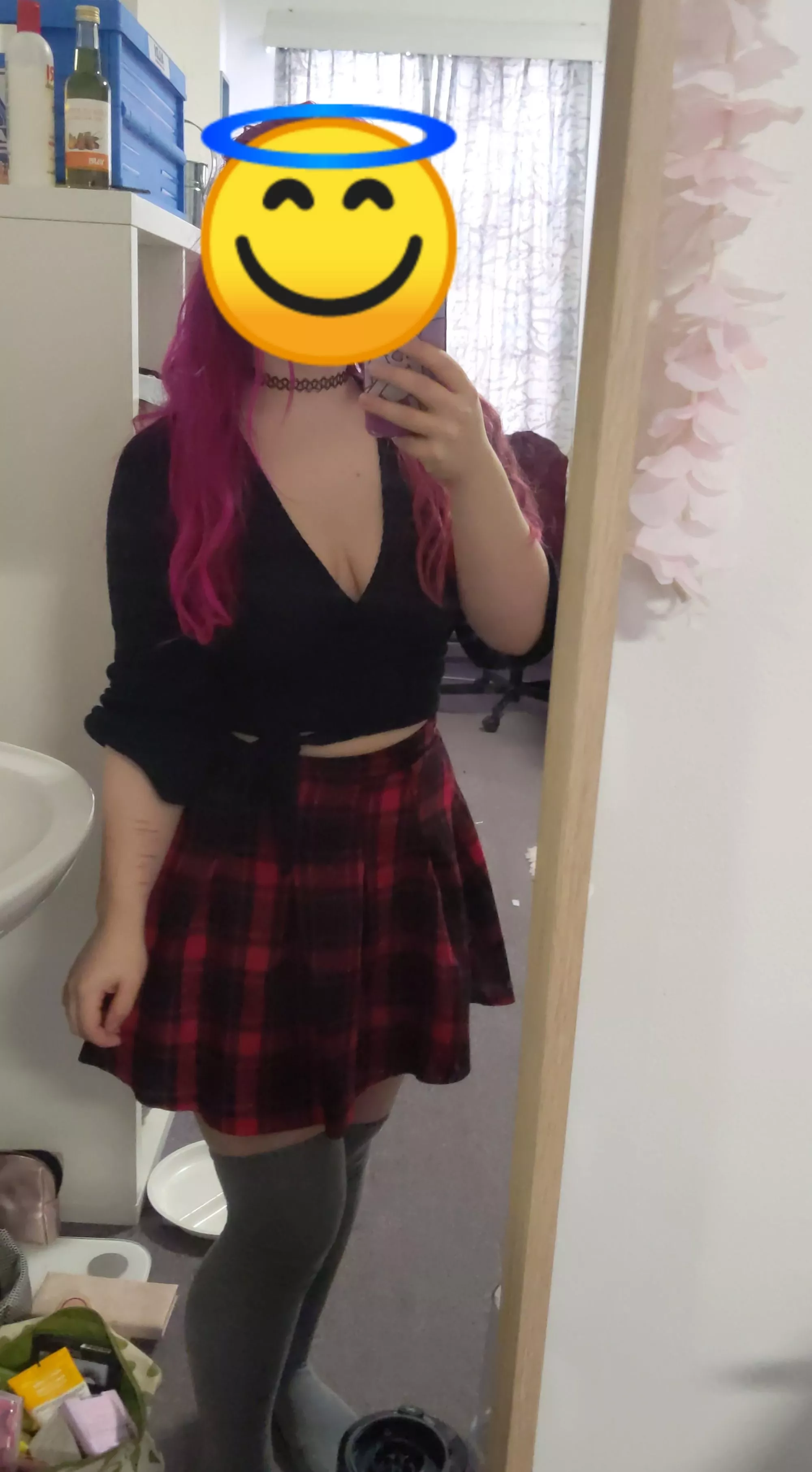 Not wearing any underwear and heading out🙈 should I flash the guy at Starbucks?🙈✨💕 posted by fluffy_rainbow_kity