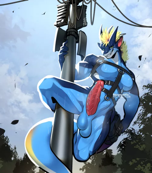 Not your regular phone line worker (Nozomy) by TangentYoshi