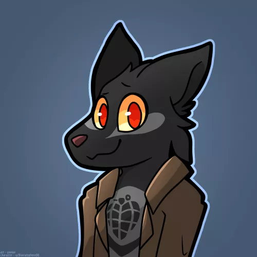 NotAFuwy drew this awesome version of my fursona Saint Jimmy! by Biaxialsphere00