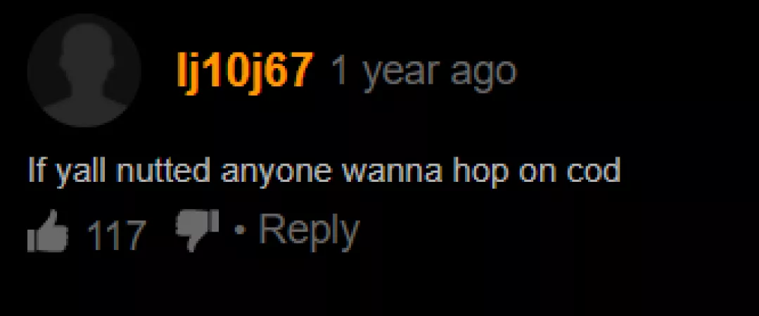 Nothing like a game of cod after a nut by HungryRatt