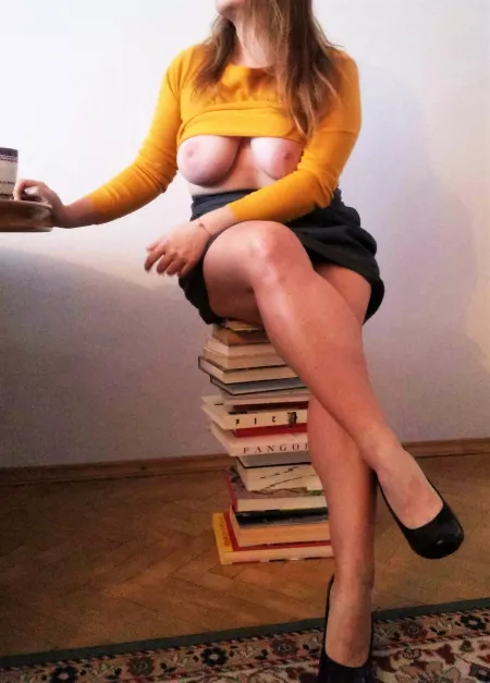 Nothing like a stacked lady... on a stack by badboy236