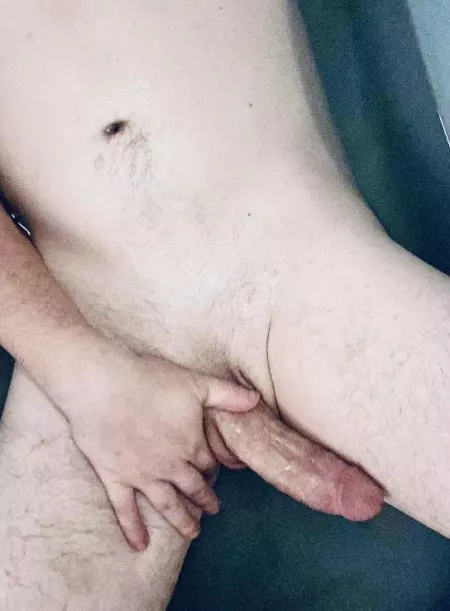 Nothing like a warm bath. Bring your wife and your mouth. Clean my cock beta male 😈 by External-Cable1823
