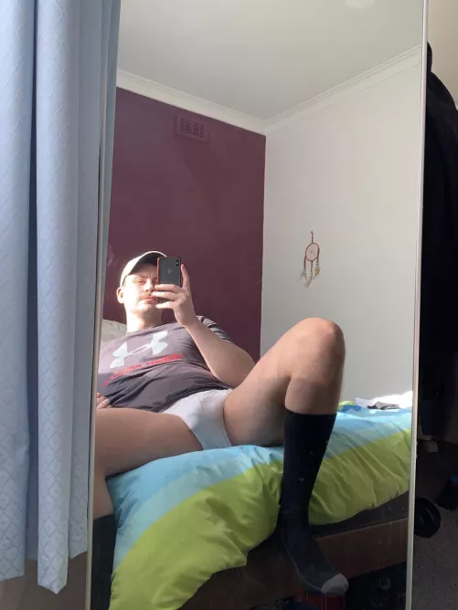 Nothing like white briefs by xprince29