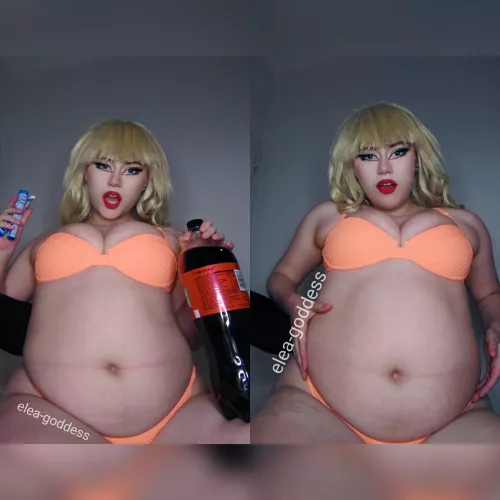 Nothing makes me wetter than a huge round gut and uncontrollable burping by elea-goddess