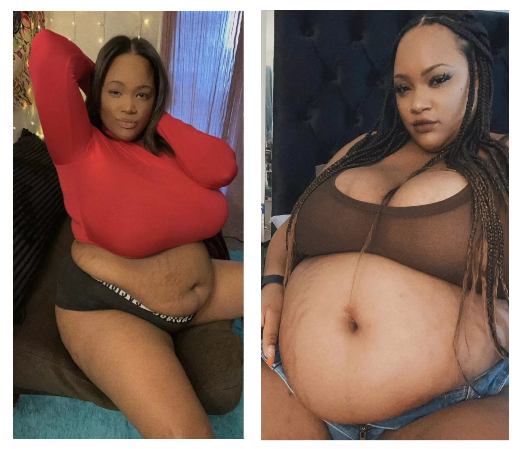 November vs. Now ✨ Blow Up Glow Up 😙 posted by Chyy_Starr