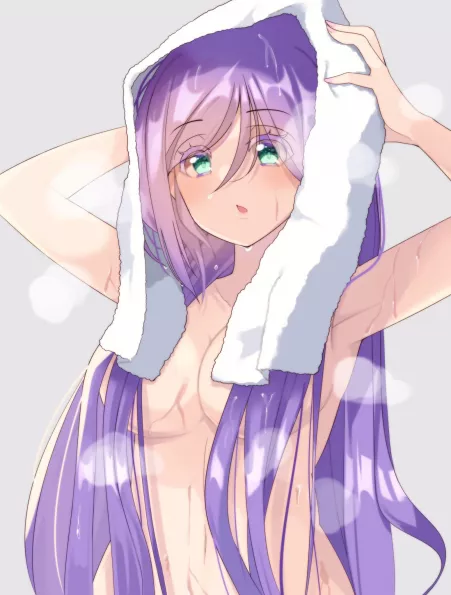 Nozomi after a bath by midnightassassinmc