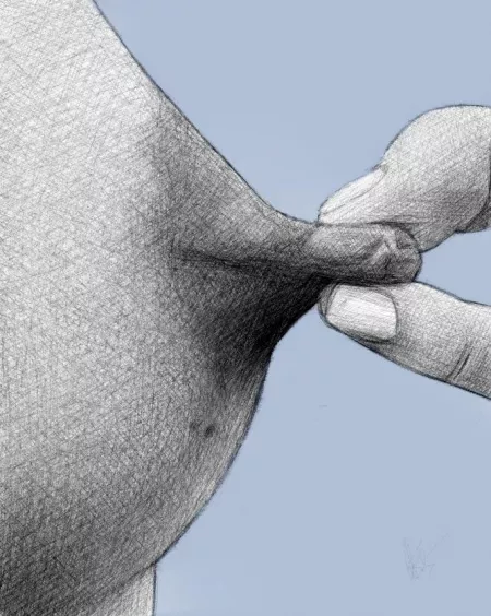 NSFW commissioned art - Nipple by pit80
