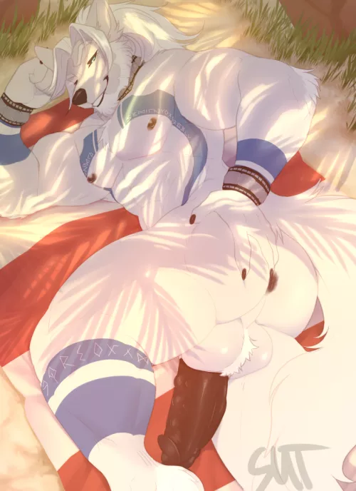 Nude Beach (CrazyBear) by TangentYoshi