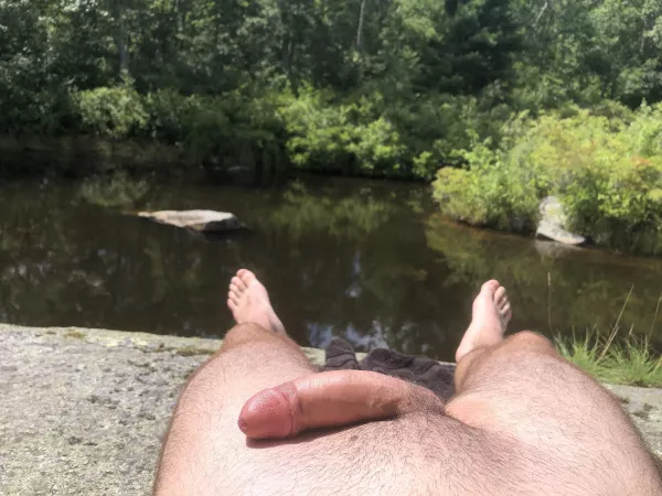Nude by the lake by Apartment-Least