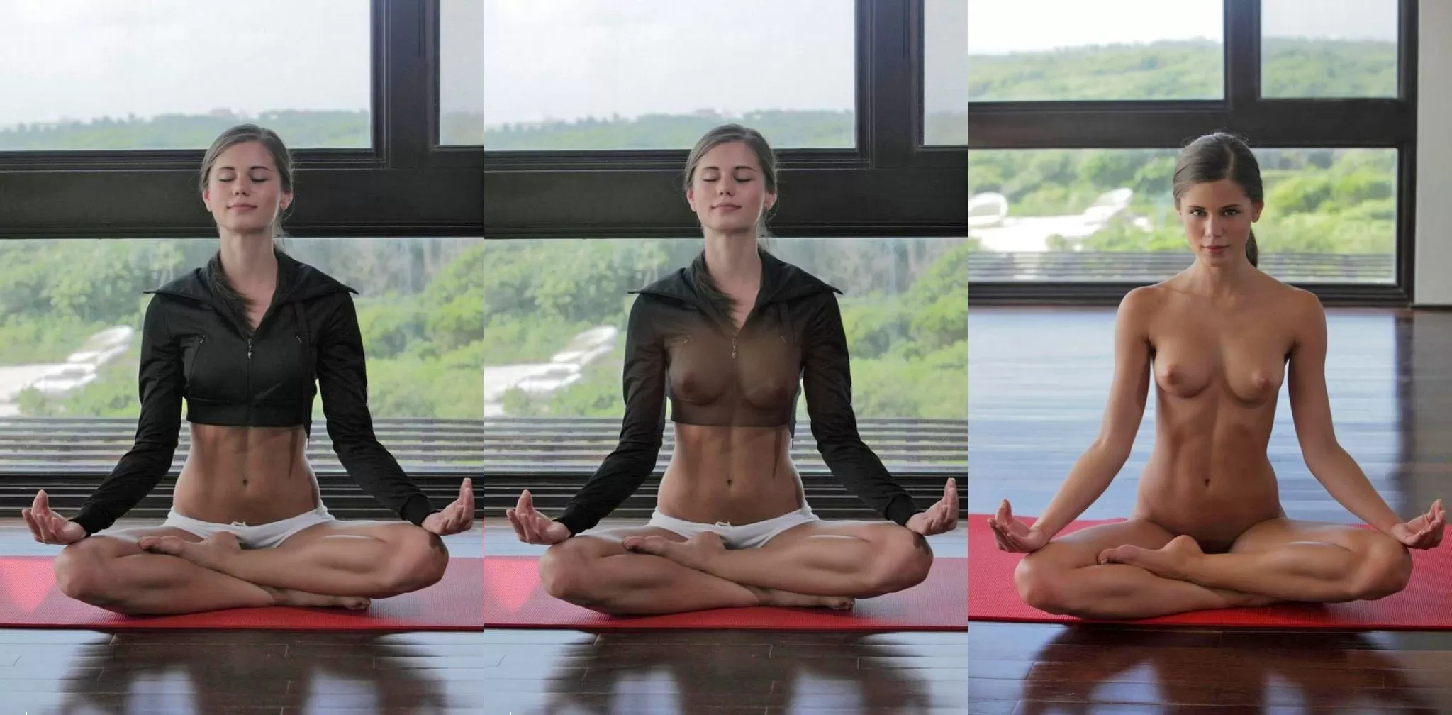 Nude yoga posted by crete74