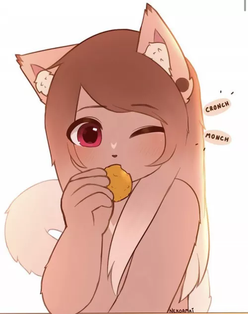 Nuggets (Art by me: @itsnekoamai on twitter!) by Itsnekoamai