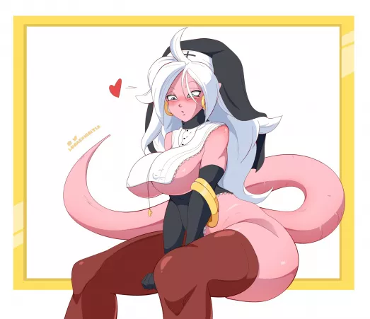 Nunday Sunday Funday with Android 21 (lunaexhibitix) [DragonBall FighterZ] by Souted