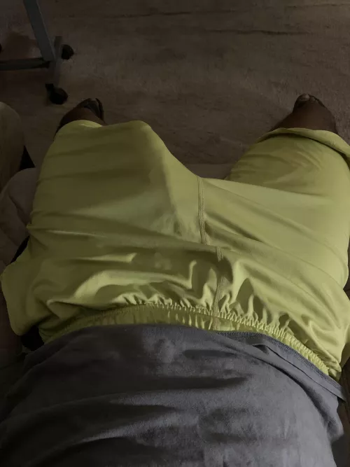 Nut on my shorts by TheJayBay