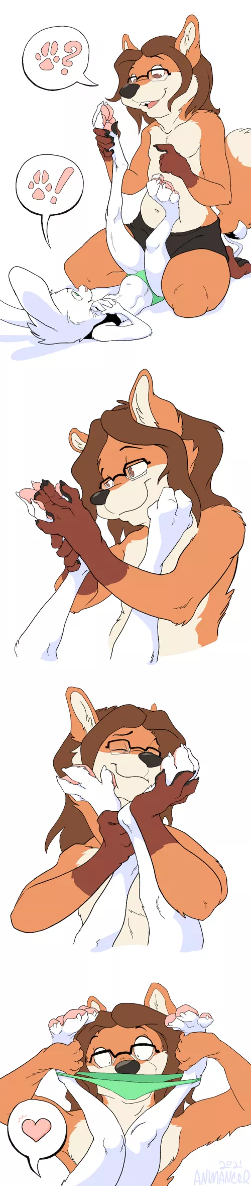 Nuzzle some pawbs by OzoneeO3