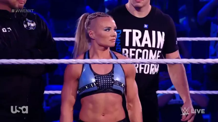 NXT's Ivy Nile. I know muscular girls aren't for everyone but I'd love to have this 5'2 little hardbody bouncing on my cock. She catch anyone else's attention? by HornyandEvil