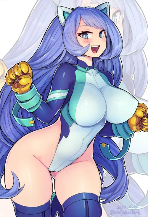 Nyan Nejire Highleg Leotard (Shioboi ) [My Hero Academia] by sequence_string