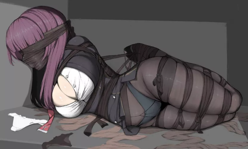 Nylon Hogtie by AwesomeNiss21