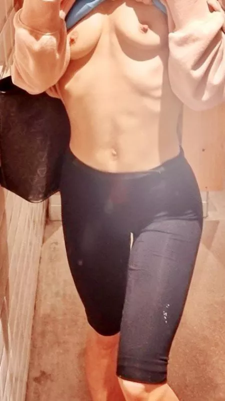 Obligatory bathroom mirror bewbs selfie: by 04phuxache