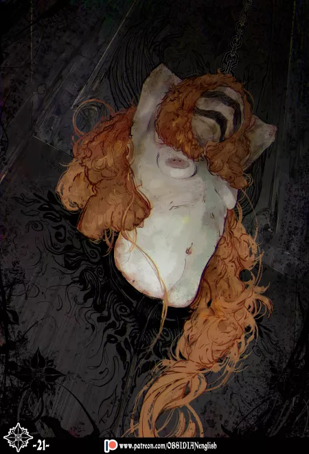 OBSIDIAN, FLOWERS AND SCARLET 21 by NOTBUCKLER