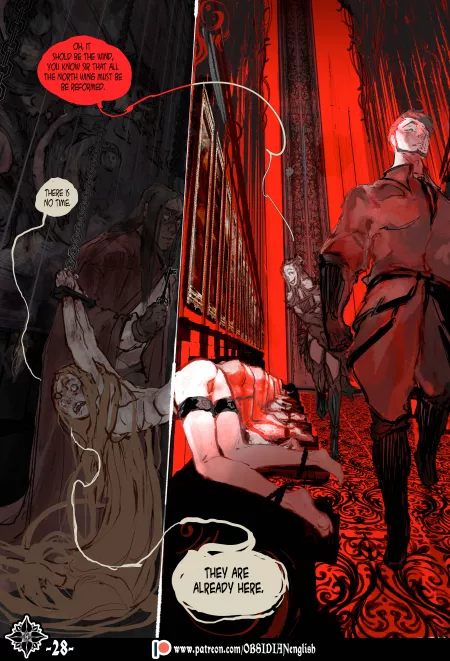 Obsidian, flowers and scarlet 28 by NOTBUCKLER