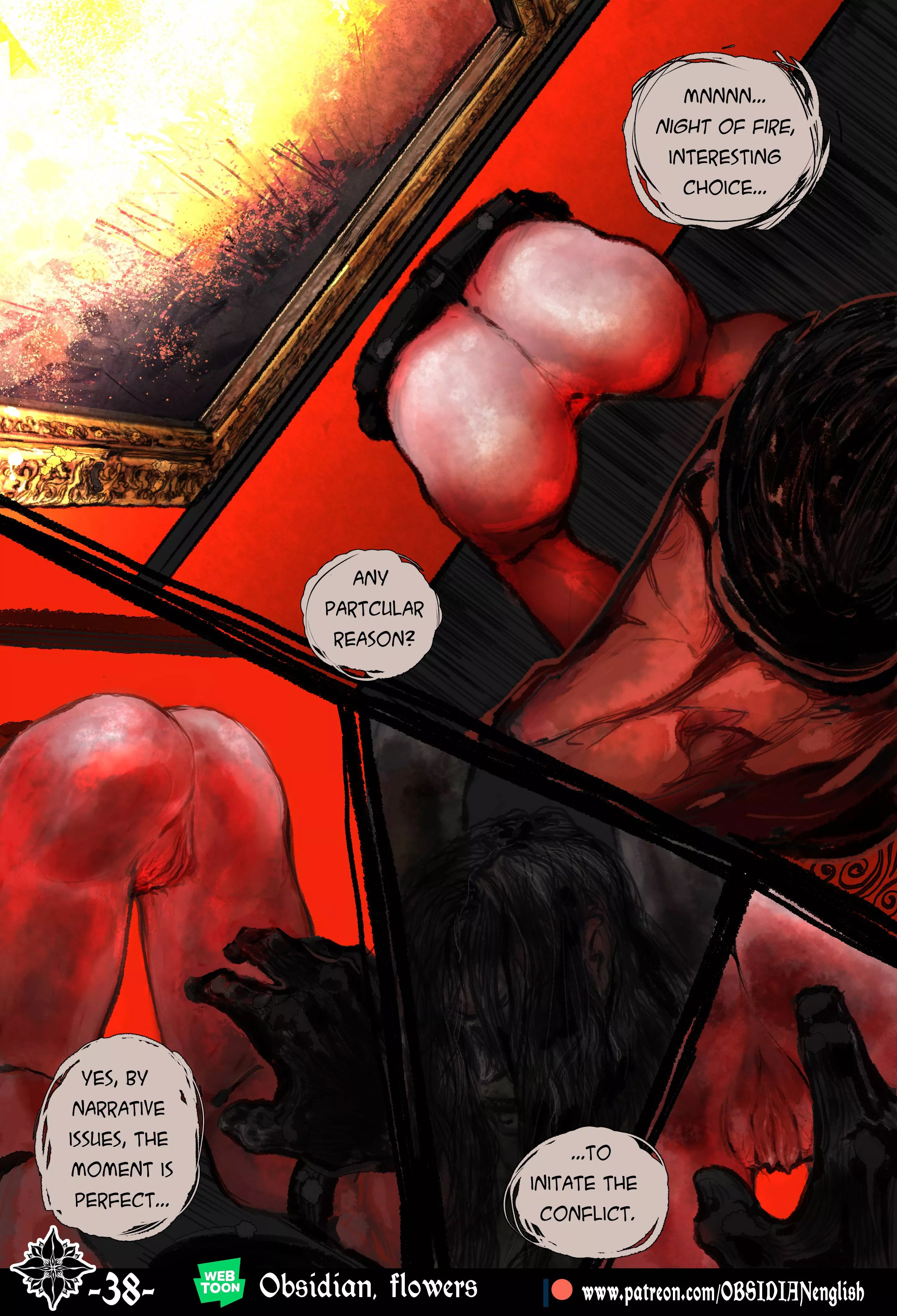 Obsidian, flowers and scarlet 38 posted by NOTBUCKLER