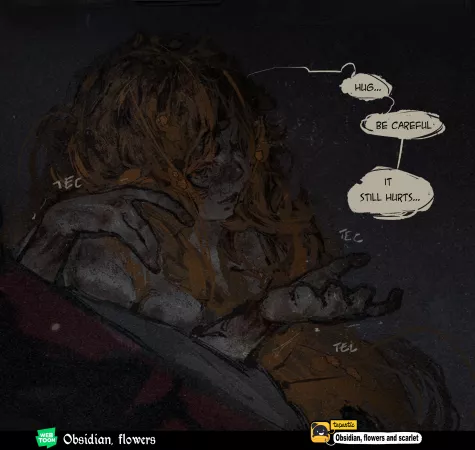 Obsidian, flowers and scarlet page-80 by NOTBUCKLER