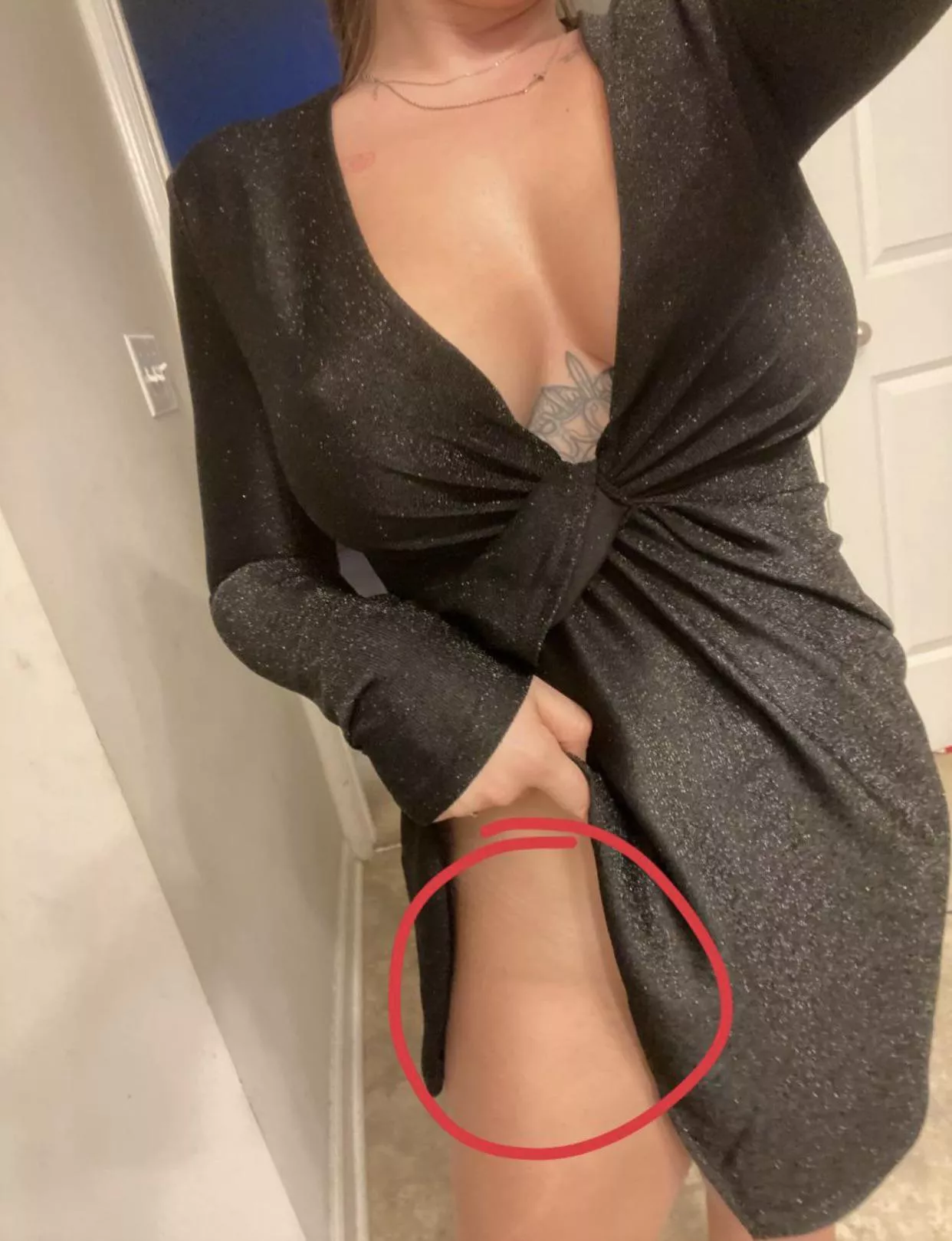 Obviously she won’t be wearing a bra, but should my wife wear panties when we bring her new “friend” to the strip club? posted by Mrkymrk82