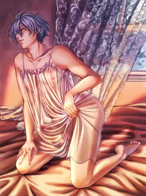 [OC] “Am I pretty?” by PoppyDropplet