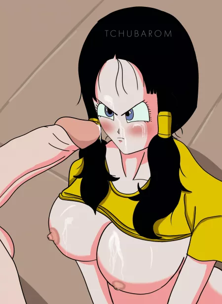[OC] Angry Videl cumshot by Beneficial_Mud4554