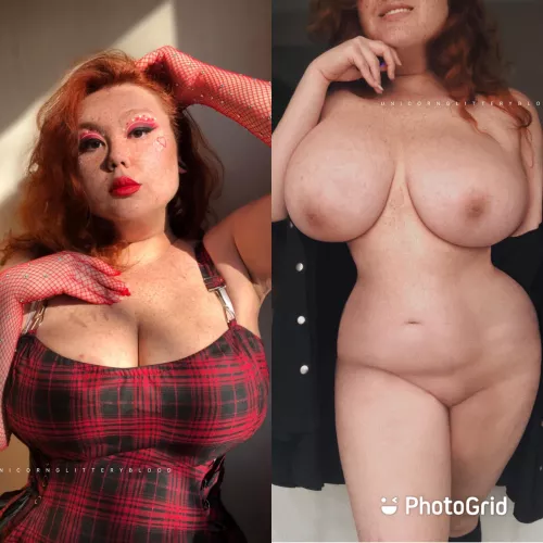 [OC] are natural gingers with huge boobs your type? by Unicornglitteryblood