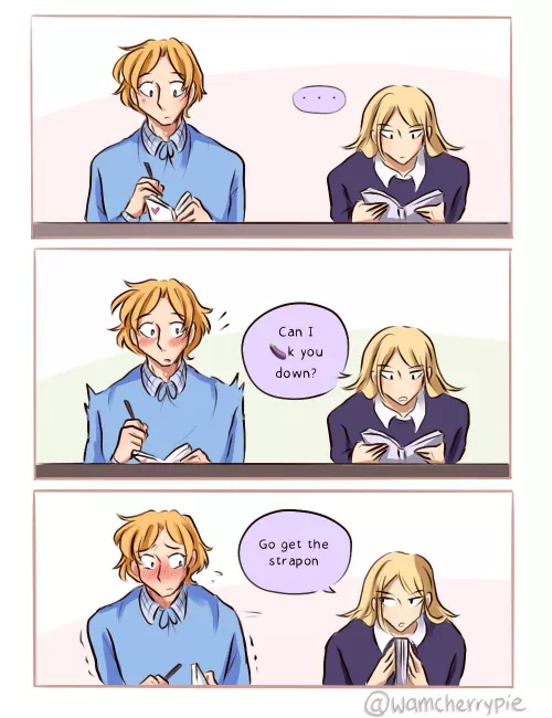 [OC] Catching him off guard, in the most random times by wamcherrypie