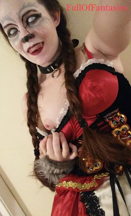 [OC] Celebrating Halloween all month, here's my creepy-sexy red riding hood! by fulloffantasies