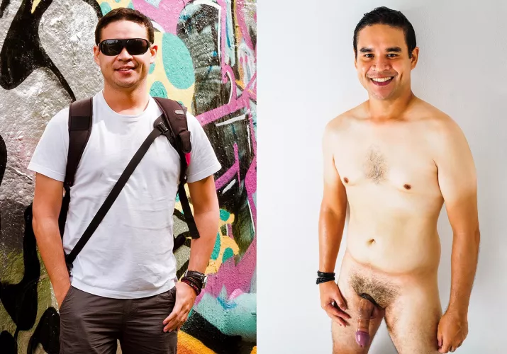 [OC] Clothed and straight at 25. Naked and bi at 40. Which do you prefer? by sapsford4013