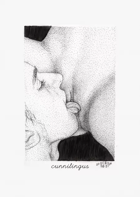 (OC) Cunnilingus / stippling by 2confrontornot